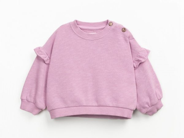 PLAY UP  S/S25 FELPA IN MAGLIA ROSA